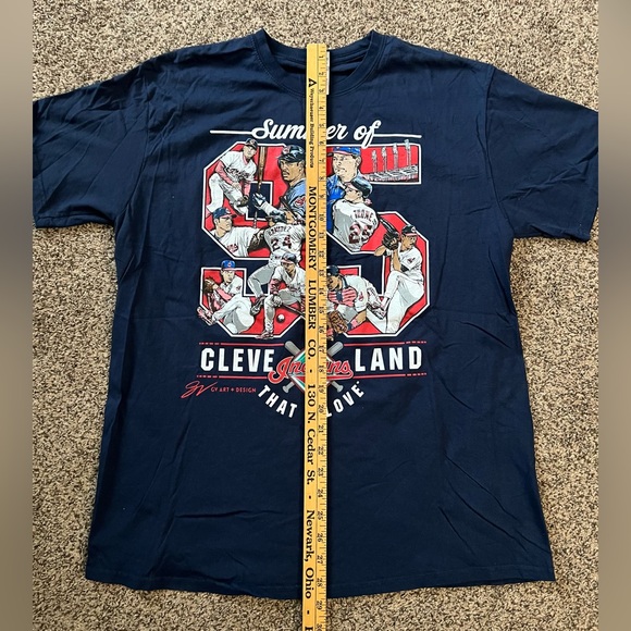 Cleveland Indians Summer of 95 Throwback T Shirt XL Thome Ramirez Alomar Pepsi - Picture 4 of 7